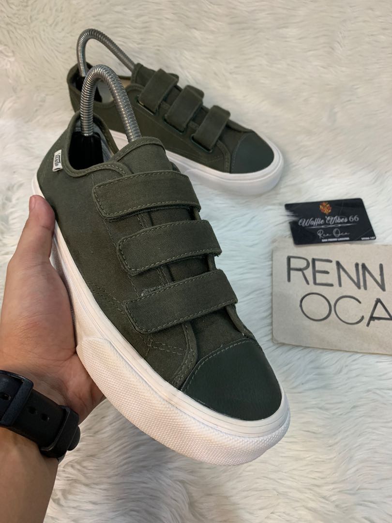 green vans velcro