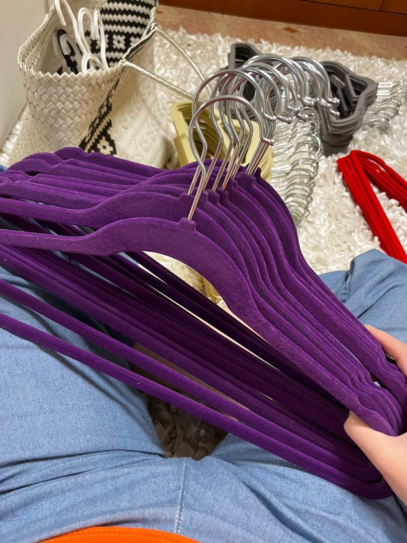 Velvet hangers, Furniture & Home Living, Home Improvement