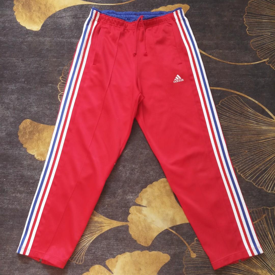 Vintage Adidas 3 Stripes Baggy Track Pants, Women's Fashion, Bottoms, Other  Bottoms on Carousell