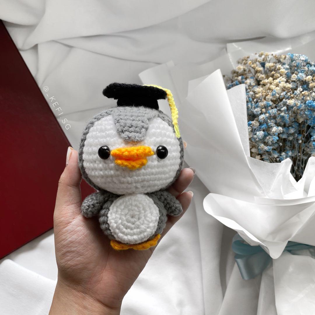 Cute Kawaii Penguin Graduate Hat 