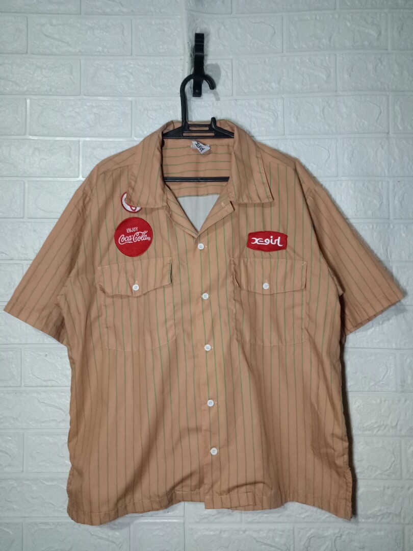x Coca Cola button down japan brand 