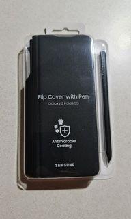 Z Fold 3 Flip Cover With Pen