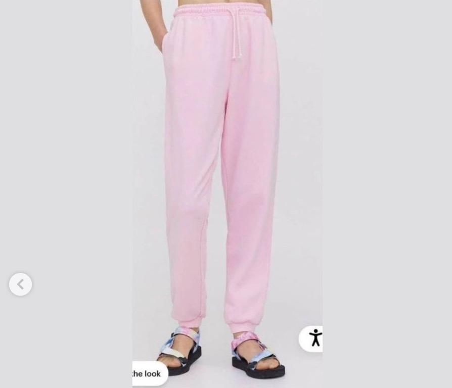 ZARA PINK JOGGERS MEDIUM Women s Fashion Bottoms Other Bottoms