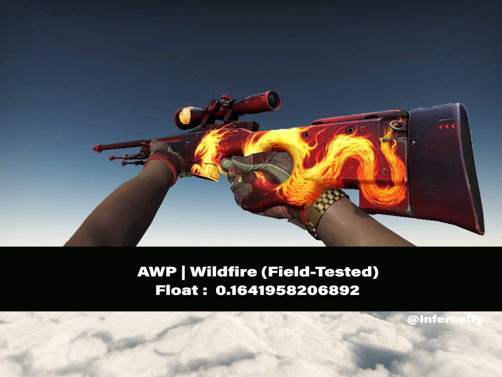 (0.16FV) AWP Wildfire FT CSGO SKINS KNIVES, Video Gaming, Gaming ...