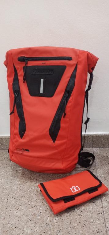 20L Waterproof ICON Dreadnaught Backpack (Red), Motorcycles ...