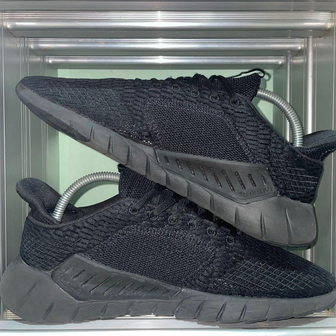 7.5UK adidas Asweego Climacool Triple Black Men s Fashion Activewear on Carousell