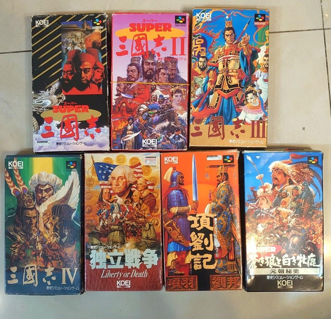 超任光榮三國志1 4 成吉思汗項劉記獨立戰爭歷史模擬遊戲koei Sfc Retro 懷舊 遊戲機 遊戲機遊戲 Nintendo 任天堂 Carousell 超任光榮三國志1 4 成吉思汗項劉記獨立戰爭歷史模擬遊戲koei Sfc Retro 懷舊 遊戲機 遊戲機遊戲 Nintendo 任天堂 Carousell