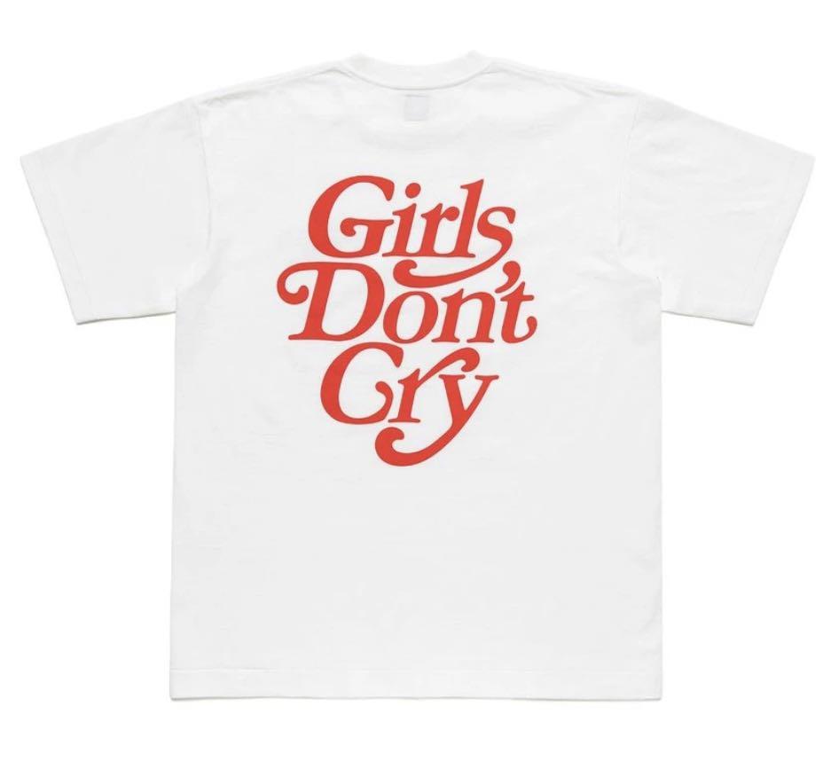 全新> 白色human made x girls don't cry tee 短袖size s 黃金細碼, 男