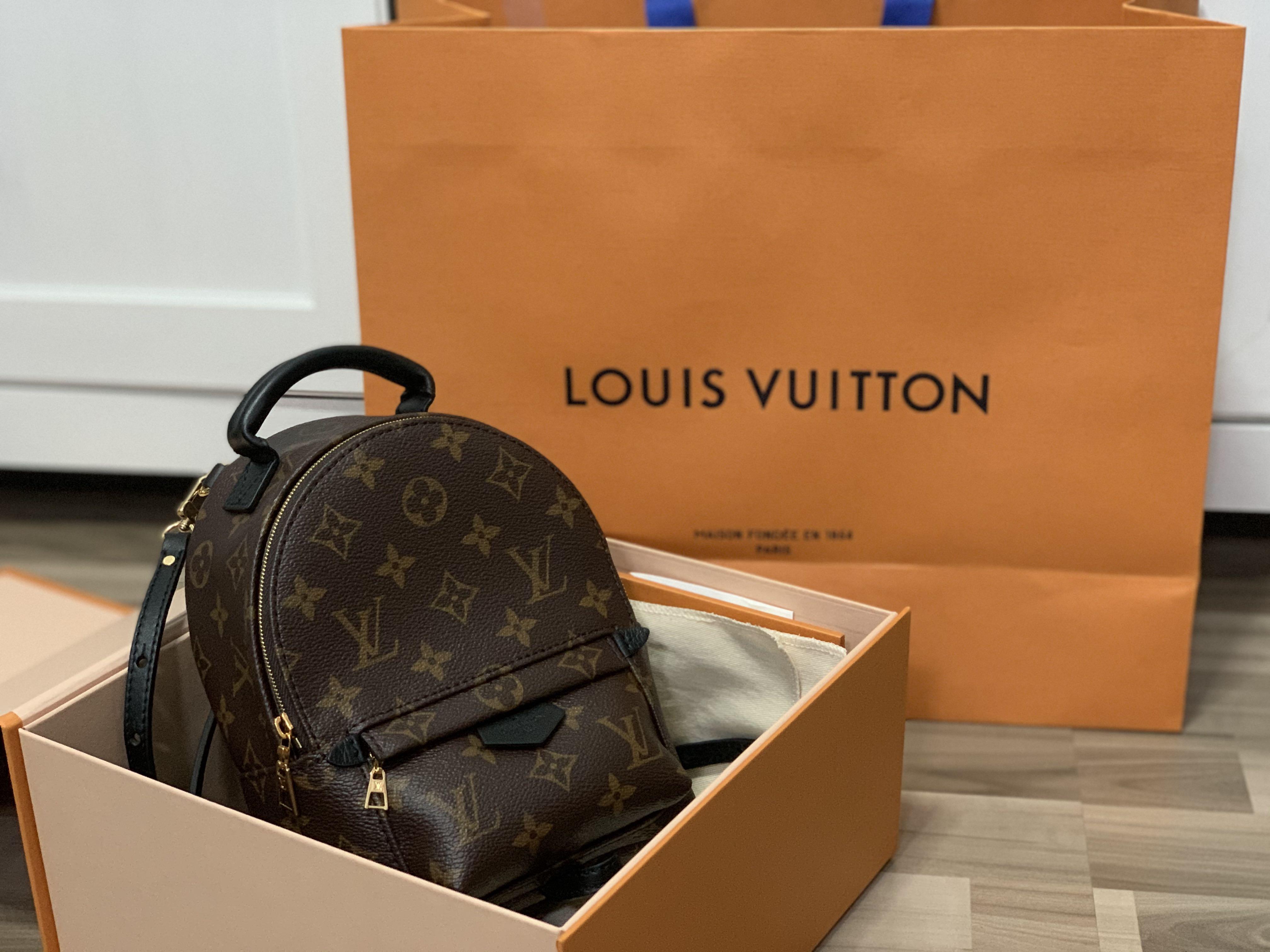 NEW Authentic LV Palm Springs Mini Women s Fashion Bags Wallets Backpacks on Carousell