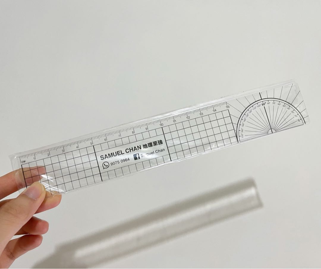 方眼尺量角器間尺 Tuenyuentingaifong 興趣及遊戲 書本 文具 雜誌及其他 Carousell