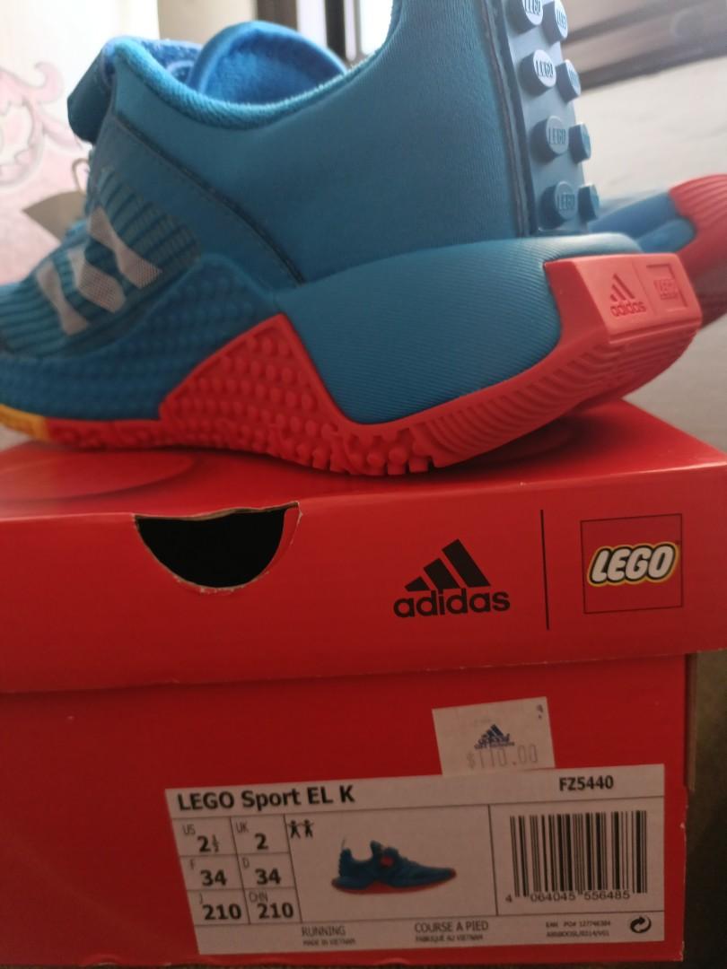 Adidas × Lego Sneakers, Babies \u0026 Kids, Babies \u0026 Kids Fashion on Carousell