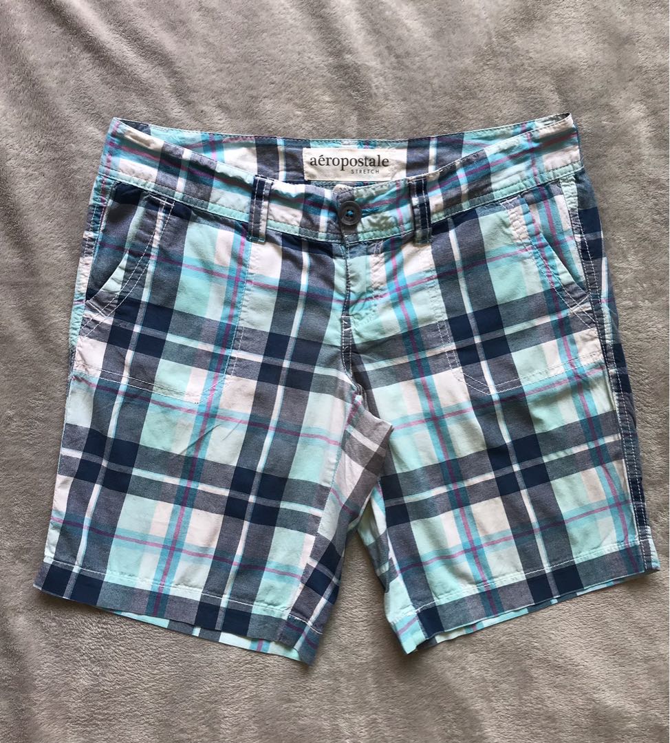 Women's plaid bermuda new arrivals shorts