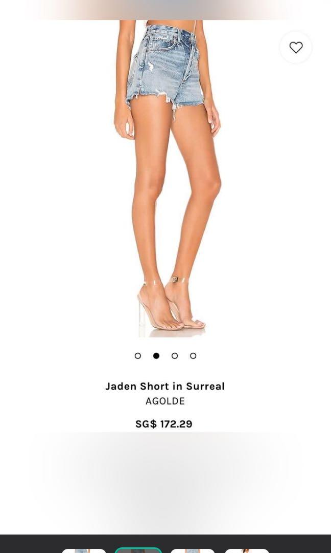 Agolde jaden cheap shorts surreal