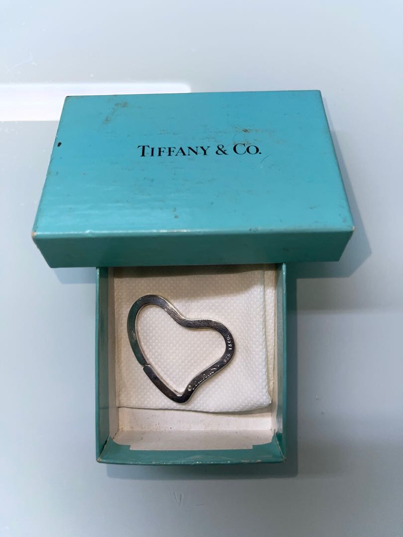 Tiffany open heart key ring cheap