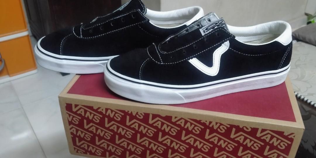 Authentic Vans Sport Suede Black Men S Fashion Footwear Sneakers On Carousell
