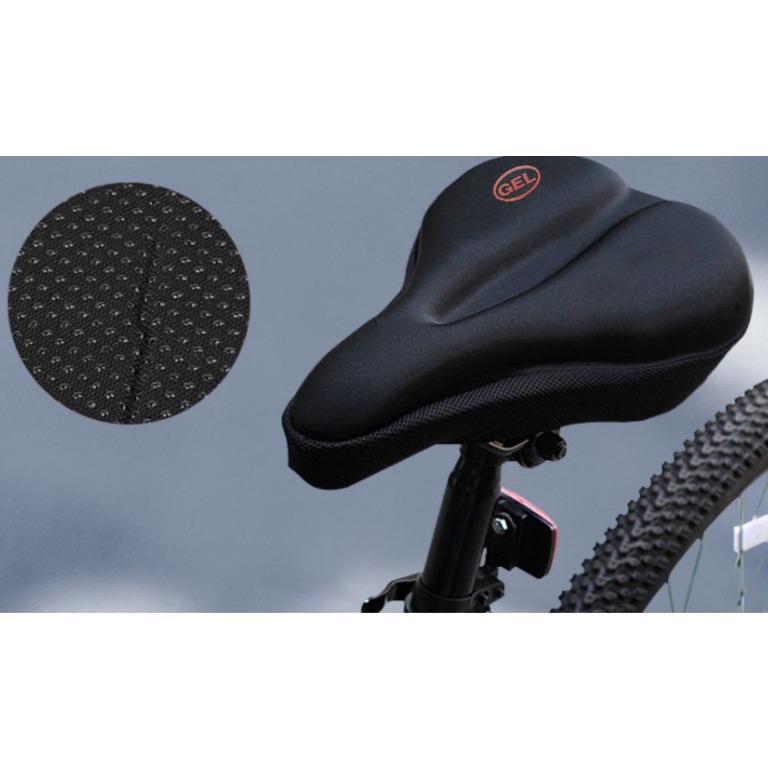 Bicycle Seat Cushion Cover Gel Bike Saddle Butt Padding Sports Equipment Bicycles Parts Bicycles on Carousell