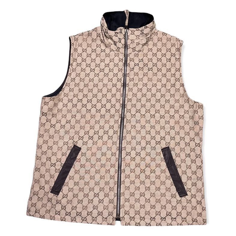 Bootleg Gucci - Monogram Vest, Men's Fashion, Coats, Jackets and ...