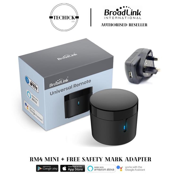 BroadLink RM4 Mini Universal Remote Control IR Switch Smart Controller HTS2  Temperature Humidity Sensor Works Alexa Google Home