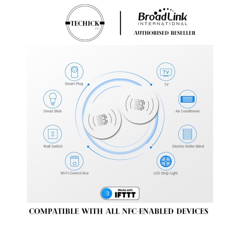 Broadlink SRN1 NFC Tags NXP NTAG215 Waterproof Works with