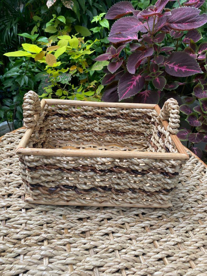 BURI BASKETS/STORAGE TRAY/RATTAN BASKETS (Category: Storage Boxes & Baskets) located in Marikina City. Submitted by thecraftyhomebyelisha (Listing ID 1118451354, Image 2). Description: 11x8x5 inches (LxWxH) https://www.facebook.com/TheCraftyHomeByElisha/ .