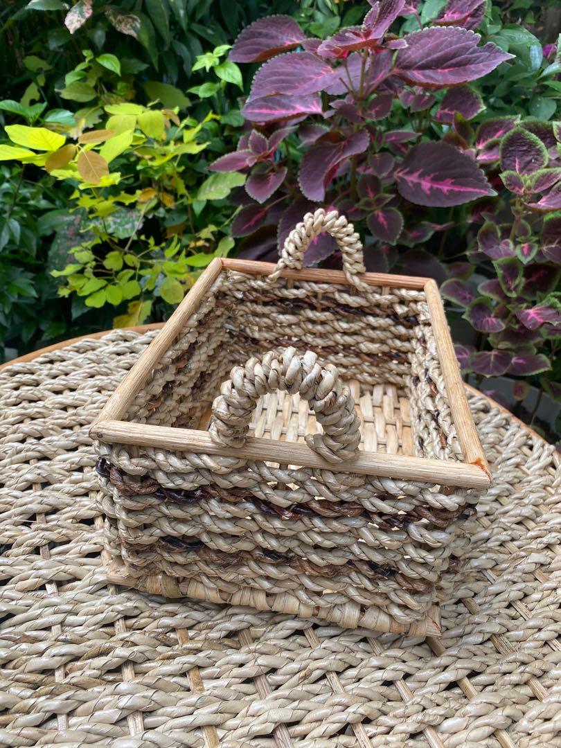 BURI BASKETS/STORAGE TRAY/RATTAN BASKETS (Category: Storage Boxes & Baskets) located in Marikina City. Submitted by thecraftyhomebyelisha (Listing ID 1118451354, Image 3). Description: 11x8x5 inches (LxWxH) https://www.facebook.com/TheCraftyHomeByElisha/ .