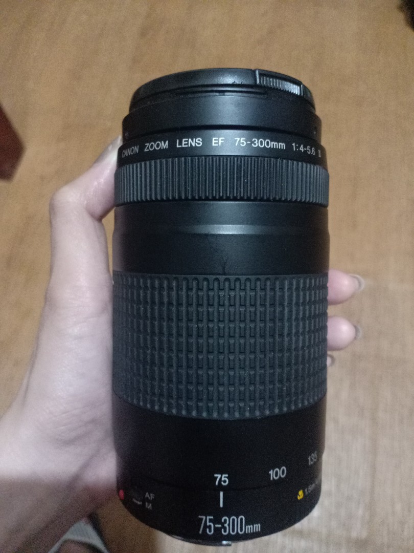 Canon Lens Ef 75 300mm Film Camera Set Photography Cameras On Carousell
