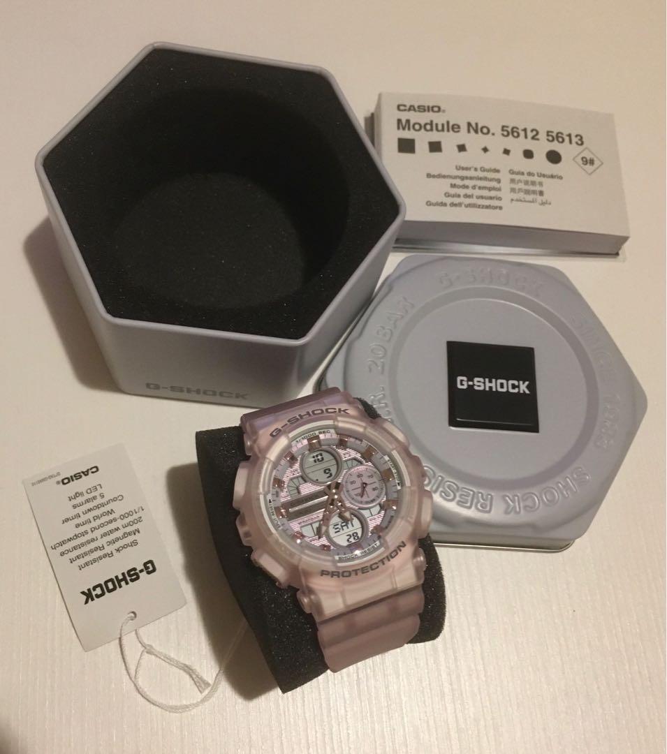 全新Casio G-Shock 粉紅色5613, 女裝, 手錶及配件, 手錶- Carousell