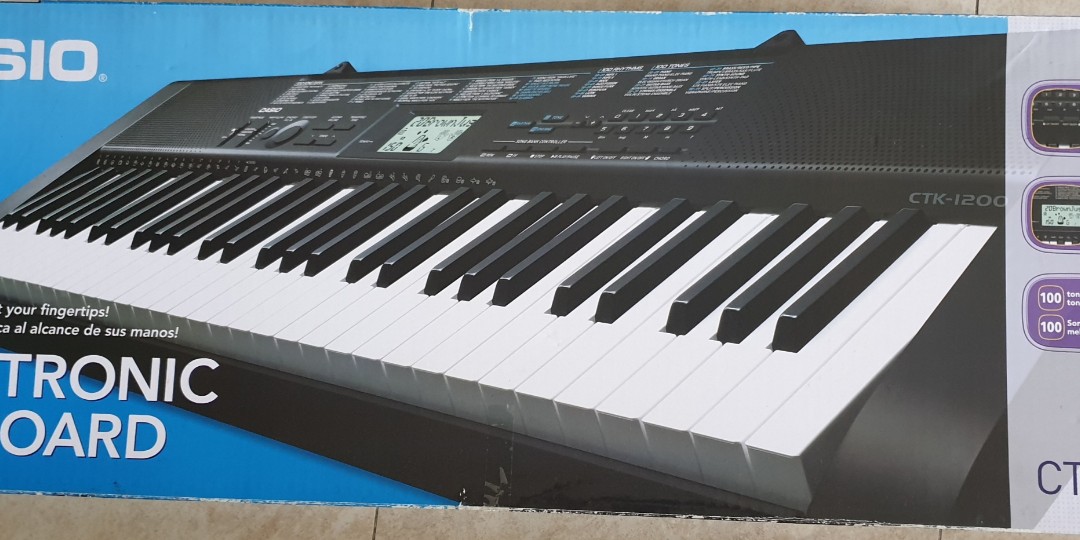 Casio keyboard ctk-1200, Hobbies & Toys, Music & Media, Musical ...