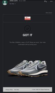 CLOT x sacai x nike LdWaffle
