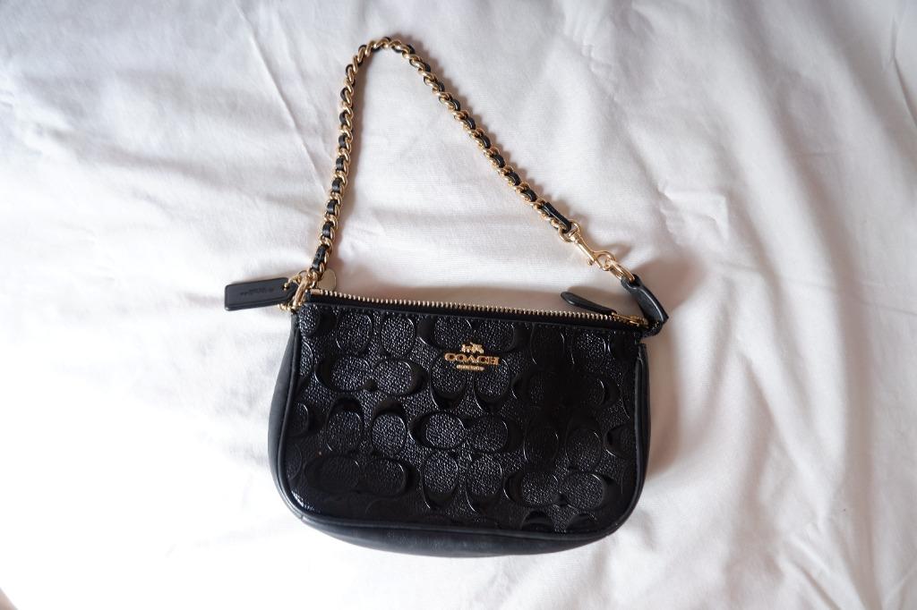 Coach, Bags, Coach Mini Pochette Black