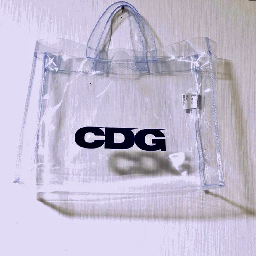 Cdg sales transparent tote