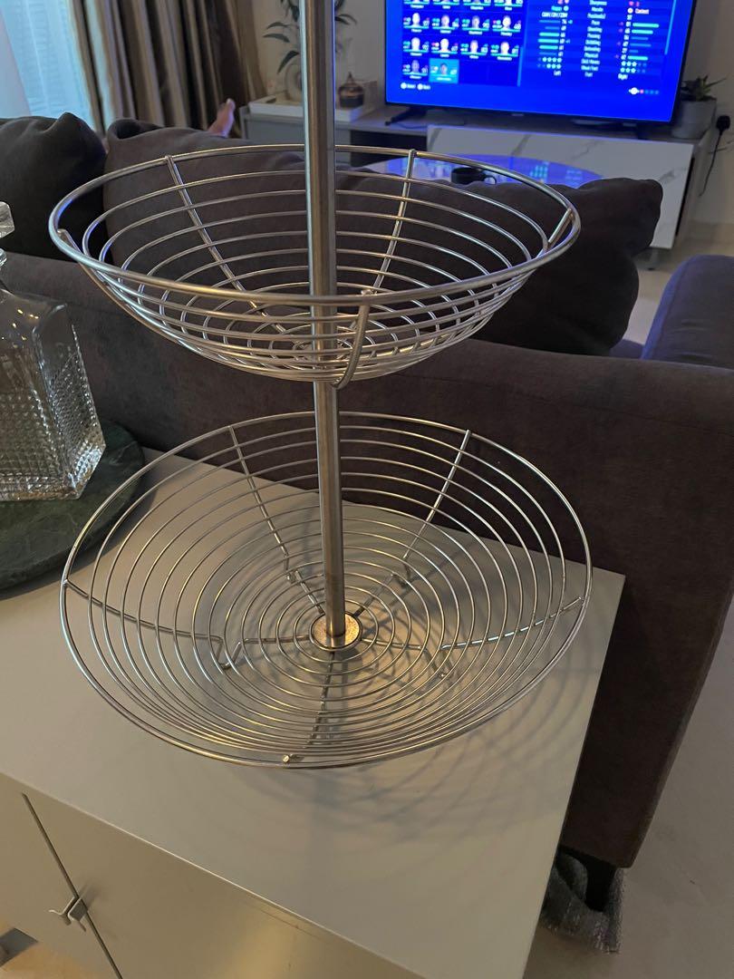 Crate & barrel fruit basket, Furniture & Home Living, Kitchenware