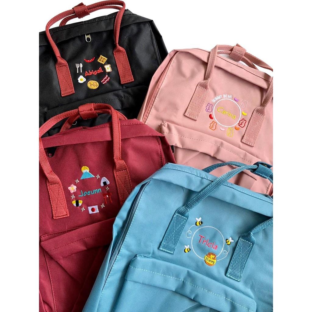 Girls personalised discount school bag