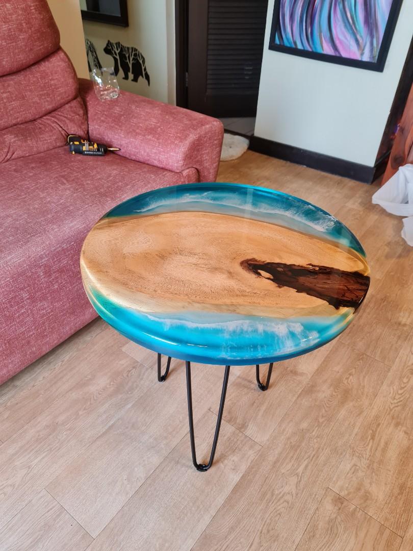 Epoxy resin - Coffee tables, Furniture & Home Living, Furniture, Tables