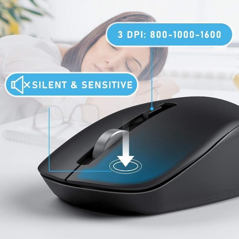 F3454 Jelly Comb Wireless Keyboard and Mouse Set 2.4 GHz Wireless Keyboard Mouse Combo with Nano USB Receiver for PC Desktop Computer Laptop PC 14