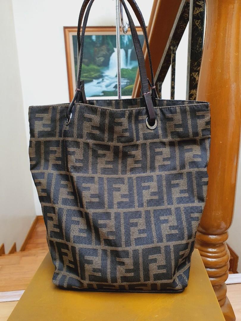 Fendi zucca tote vintage sale
