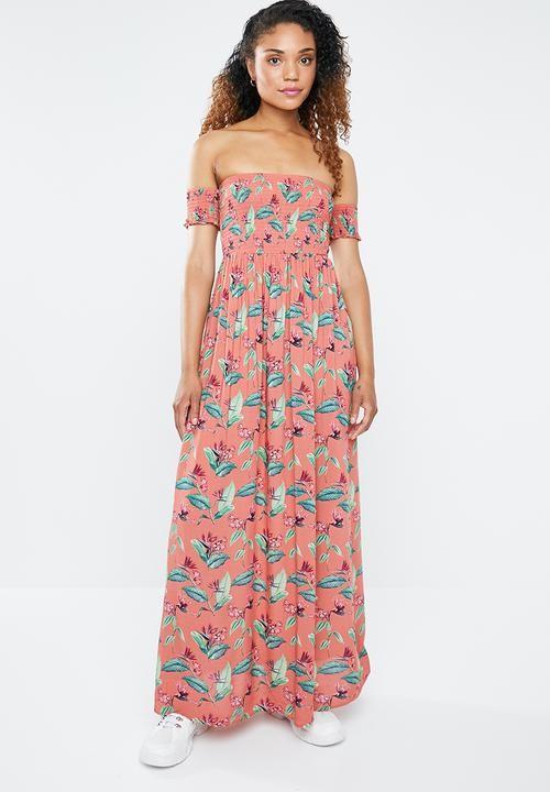 chinese dress ladies Rouched Off The Shoulder Dress Maxi main image 1