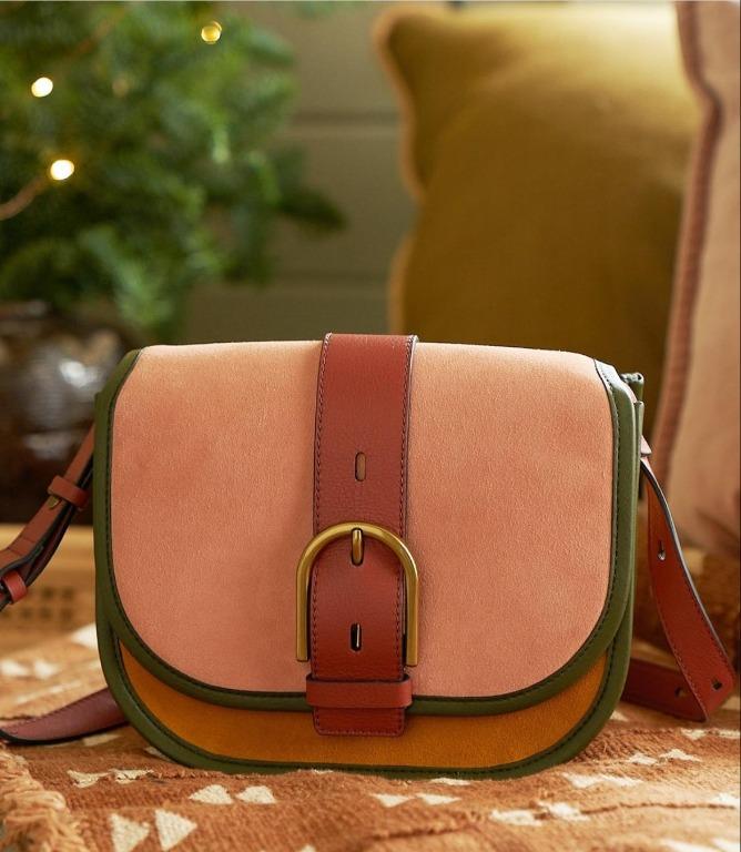 Fossil Wiley Saddle Bag Pink Multi ZB1395664