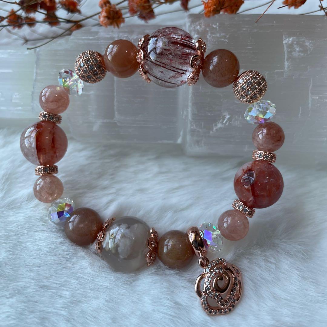 Genuine gemstone bracelets on sale