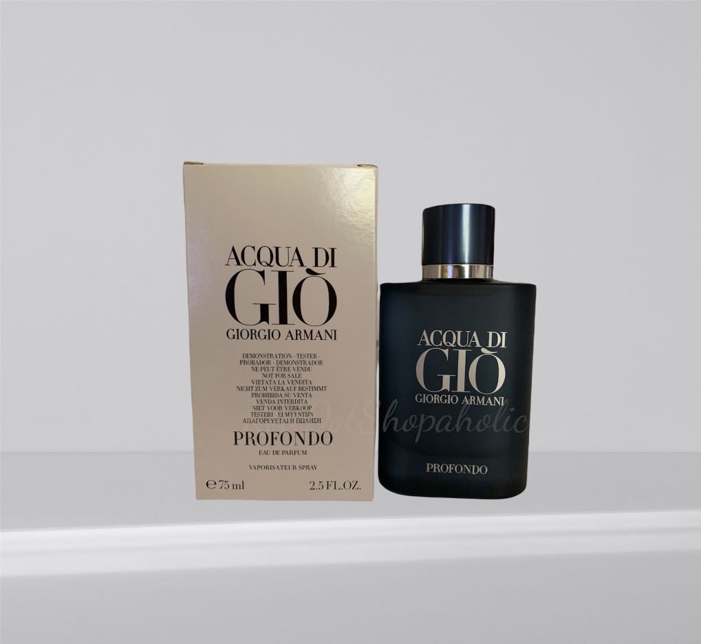 OOS Giorgio Armani Acqua Di Gio Profondo EDP Tester Pack for Men