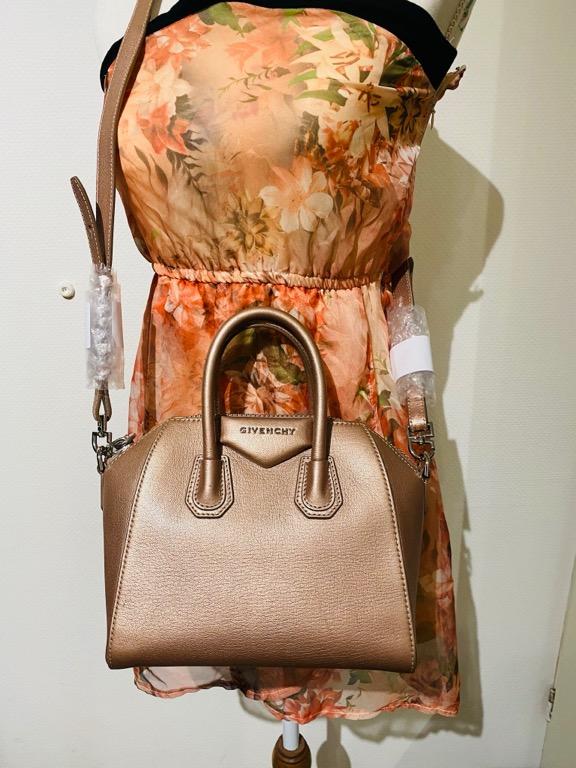 Givenchy Antigona Mini in Rose Gold Women s Fashion Bags Wallets Cross body Bags on Carousell