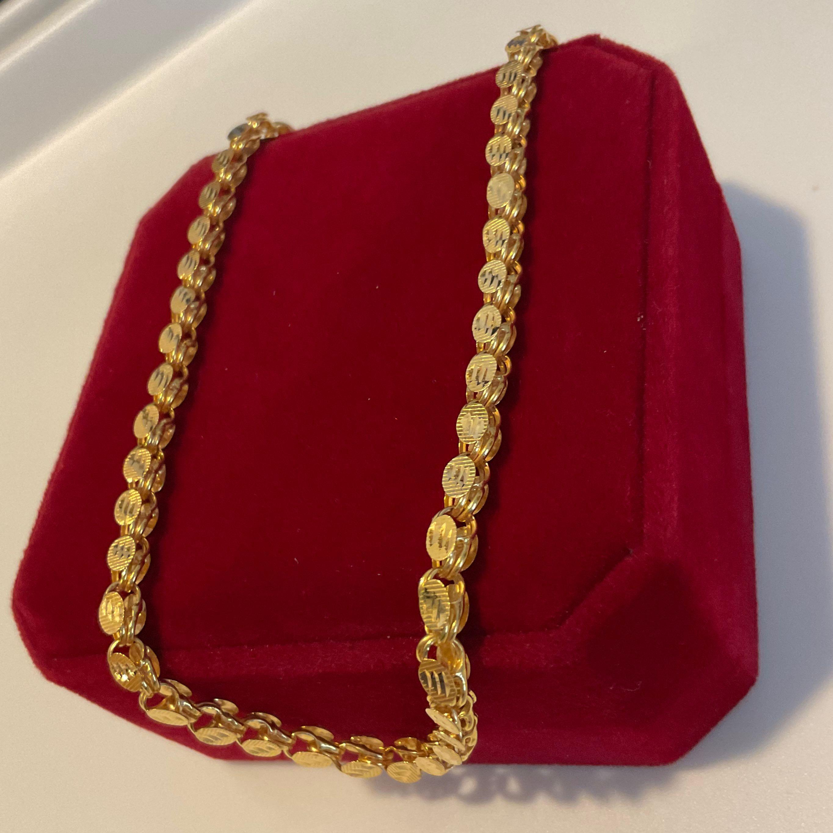 21 karat gold clearance necklace price