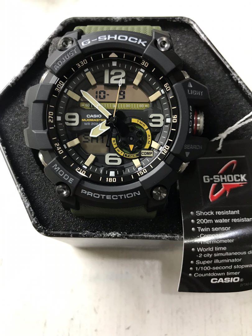 Gshock Mudmaster GG1000-1A3 (Category: Men's Watches) located in Manila. Submitted by seikowatchfactory (Listing ID 1114665397, Image 2). Description: Contact: +639178302158 sms/viber/whatsapp/wechat/telegram BNIB 10/10 Model: GG1000-1A3 Price: 12k pesos Specifications: Size of Case: 56.2 x 55.3 x 17.3mm Total Weight: 94g Case / bezel material: Resin / Stainless steel Resin Band Neobrite Mud Resistant Shock Resistant Mineral Glass 200-meter water