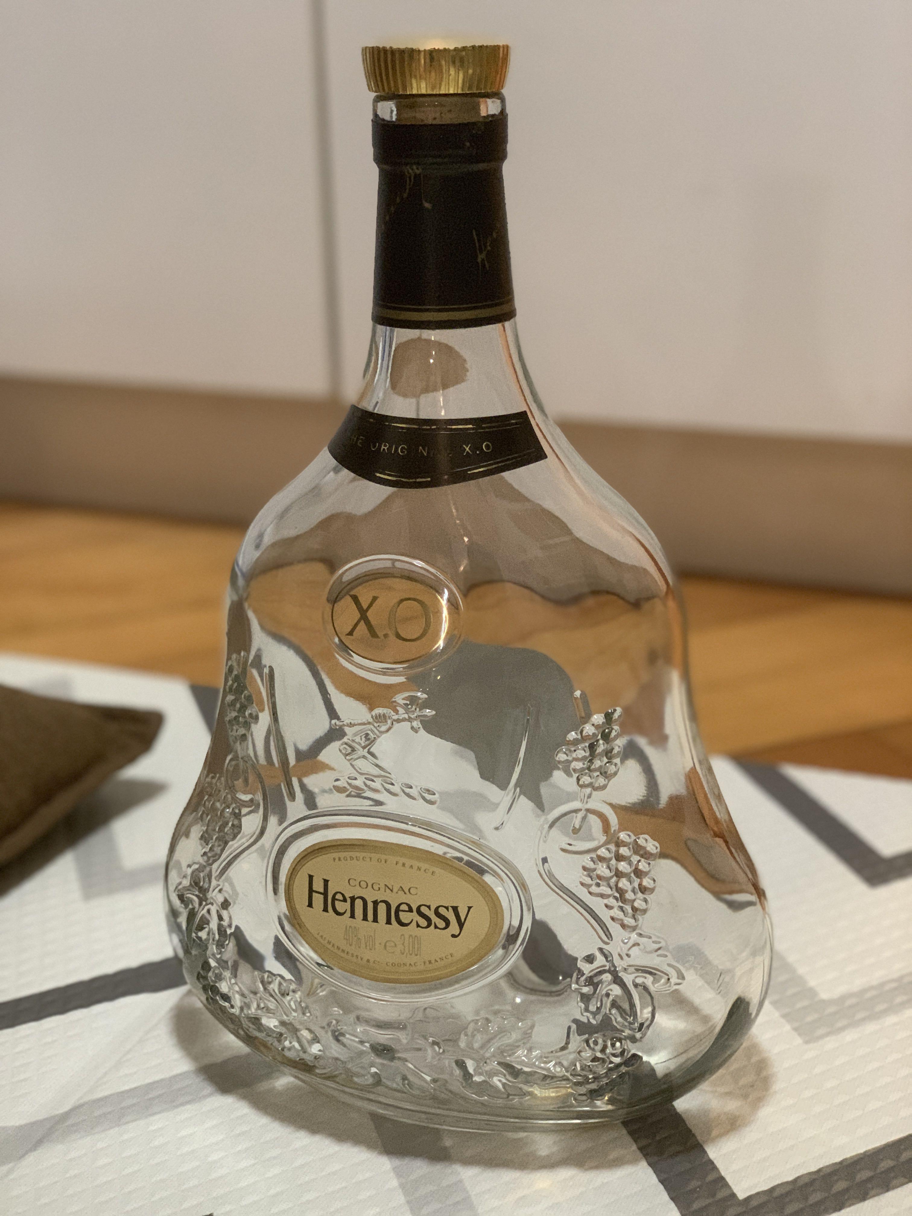 Hennessy Cognac XO Jeroboam 3L empty bottle 大枝空瓶, 嘢食