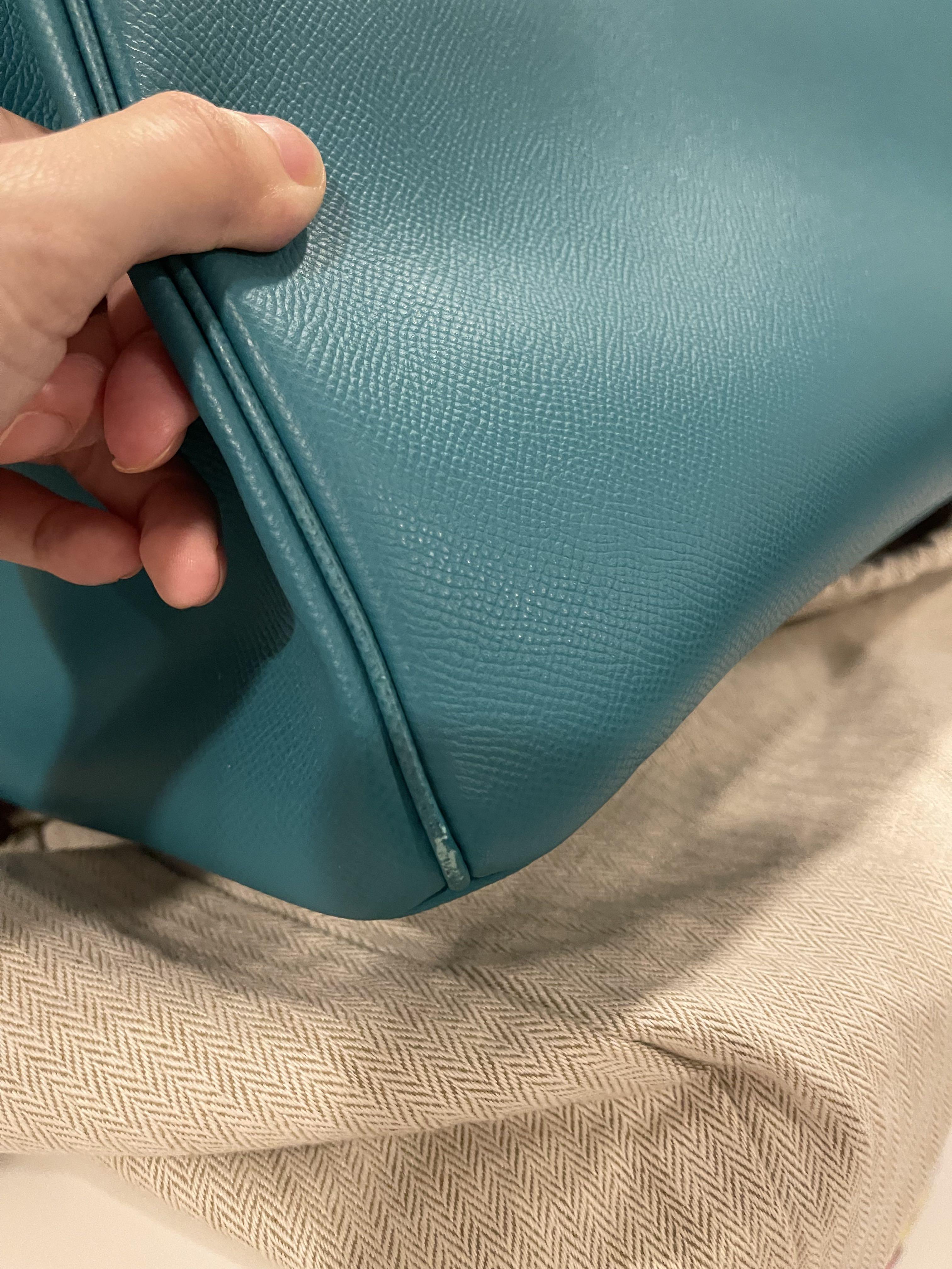 Hermès Epsom Birkin 35 - Blue Handle Bags, Handbags - HER541743