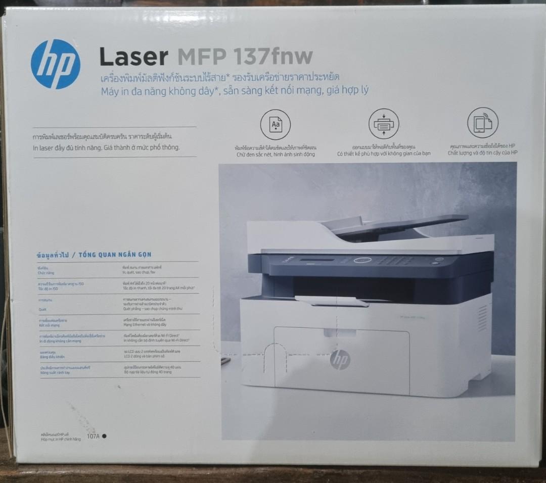 HP Laser MFP 137fnw, Computers \u0026 Tech, Printers, Scanners \u0026 Copiers on  Carousell