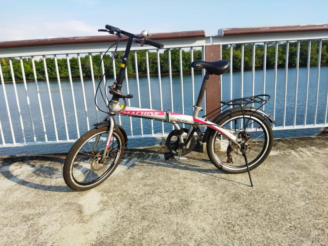 HTG Foldable Bike 7 Gears Sports Equipment Bicycles Parts Bicycles on Carousell
