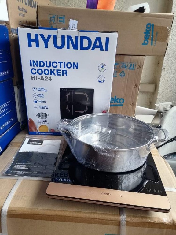 Hyundai Induction Cooker HIA24 FREE Cooking Pot, TV & Home Appliances