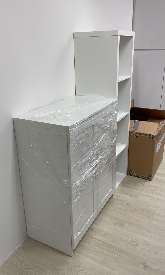 IKEA Brimnes & Kallax Shelf, Furniture & Home Living, Furniture