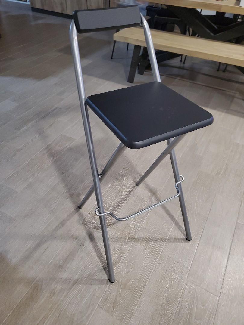 Ikea inspired foldable bar stool., Furniture & Home Living, Furniture